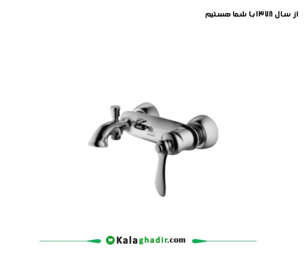 شیر حمام لوتوس درخشان کروم