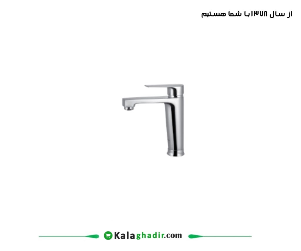 شیر روشویی کادیا درخشان کروم مات
