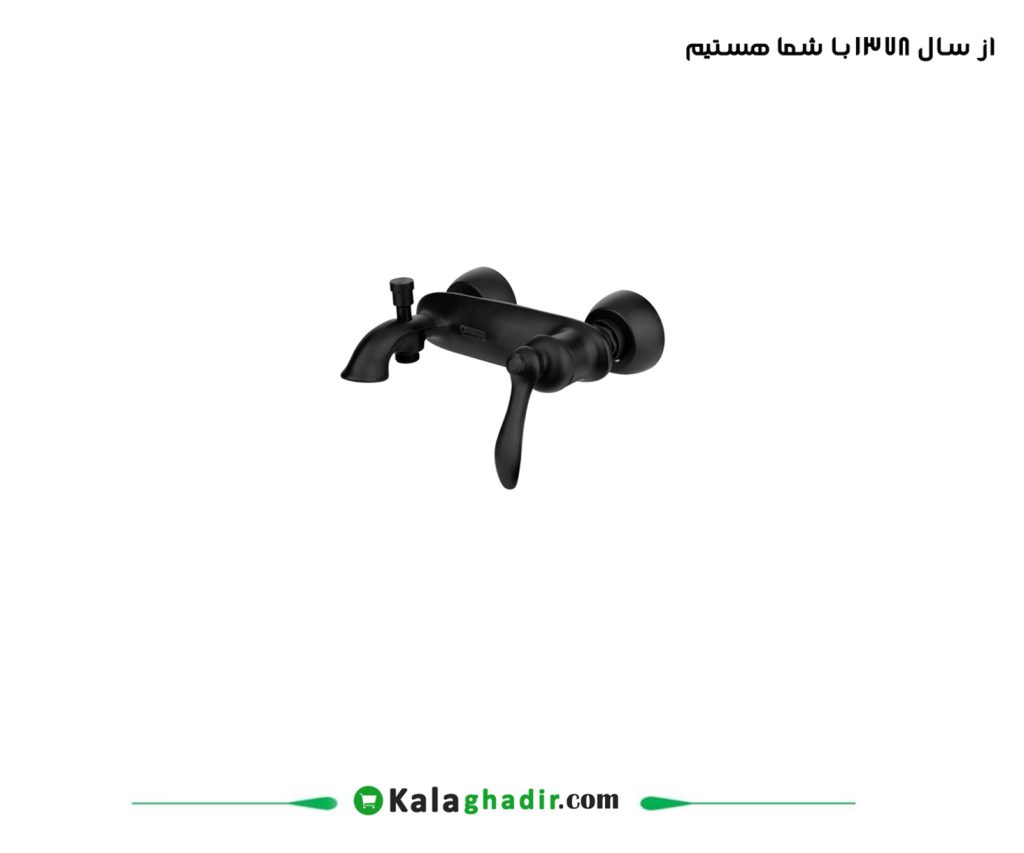 شیر دوش لوتوس مشکی درخشان