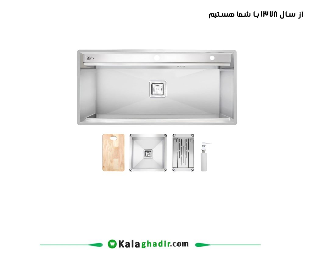 سینک ظرفشویی پله دار M104S متا