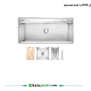سینک ظرفشویی پله دار M104S متا