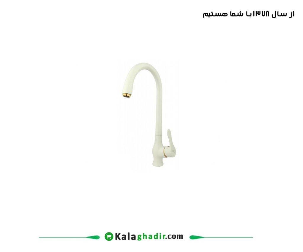 شیر ظرفشویی راسان مدل صدف شیری طلایی