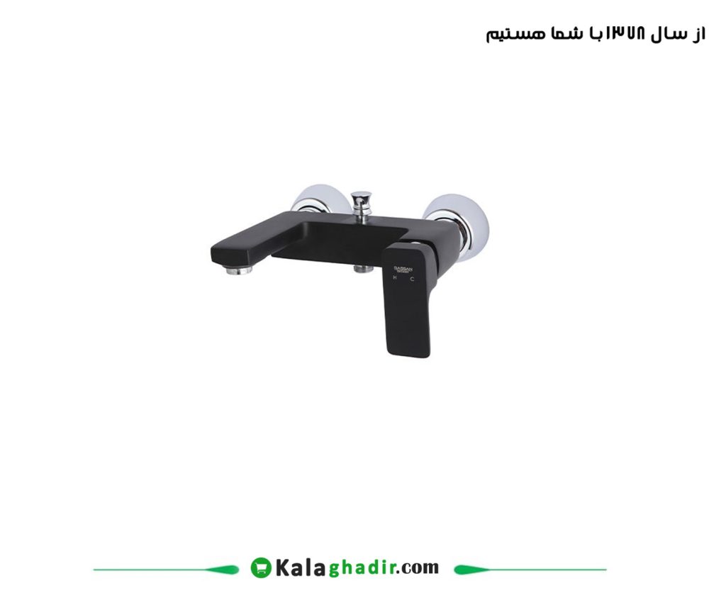 شیر حمام راسان مدل گارنت مشکی