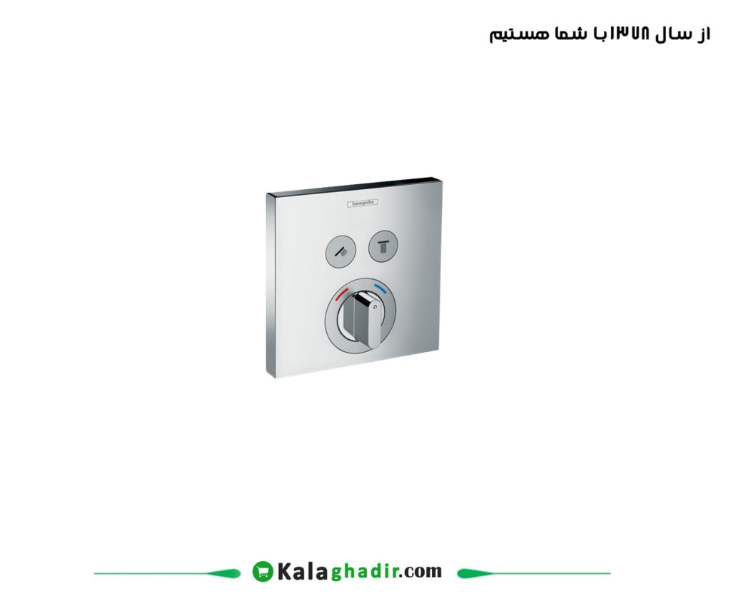 شیر حمام توکار هانس گروهه مدل پرویدا سلکتی مربع کروم