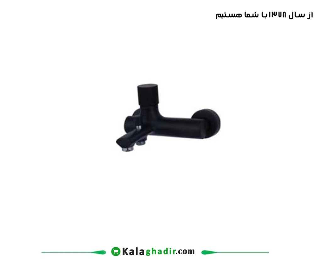 شیر حمام رناتاپلاس مشکی راسان
