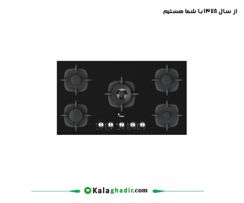 گاز رومیزی شیشه ای سیمر کد G-511