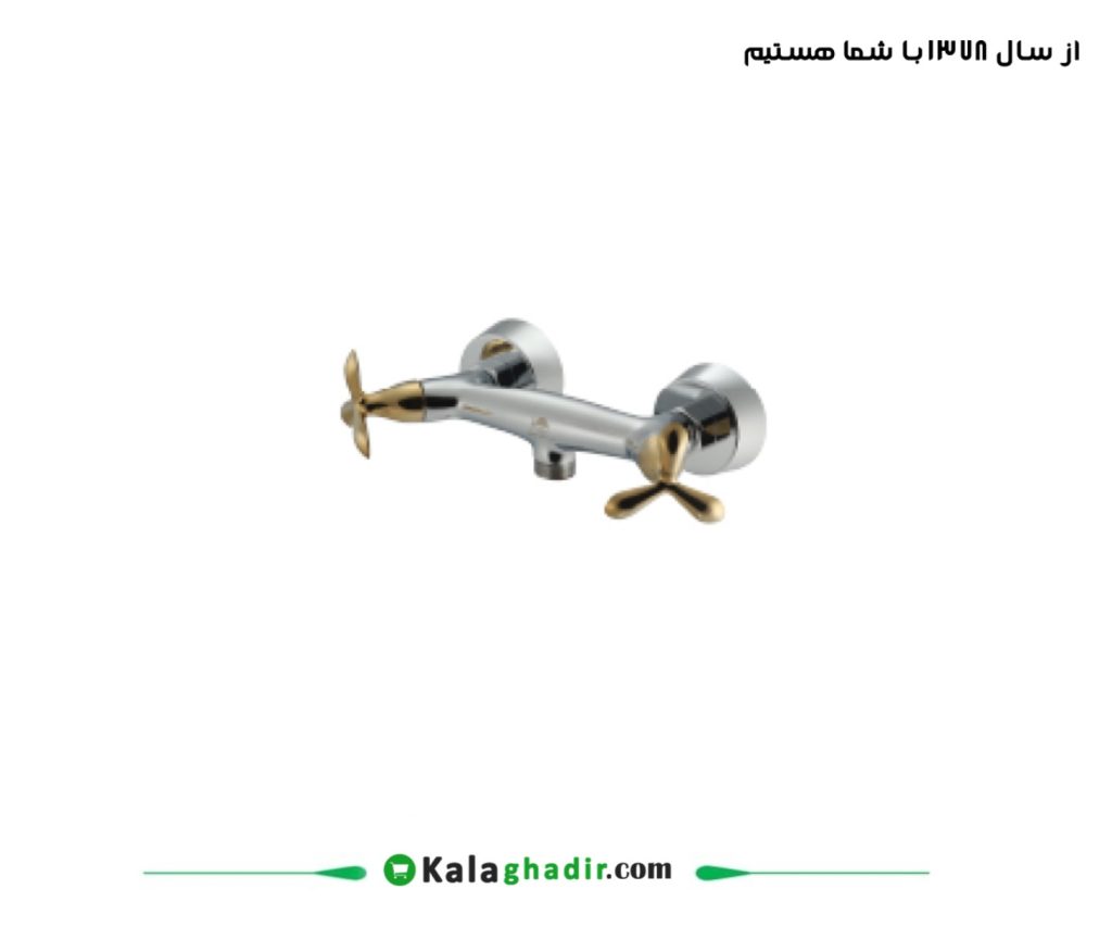 شیر توالت آنتیک درخشان کروم