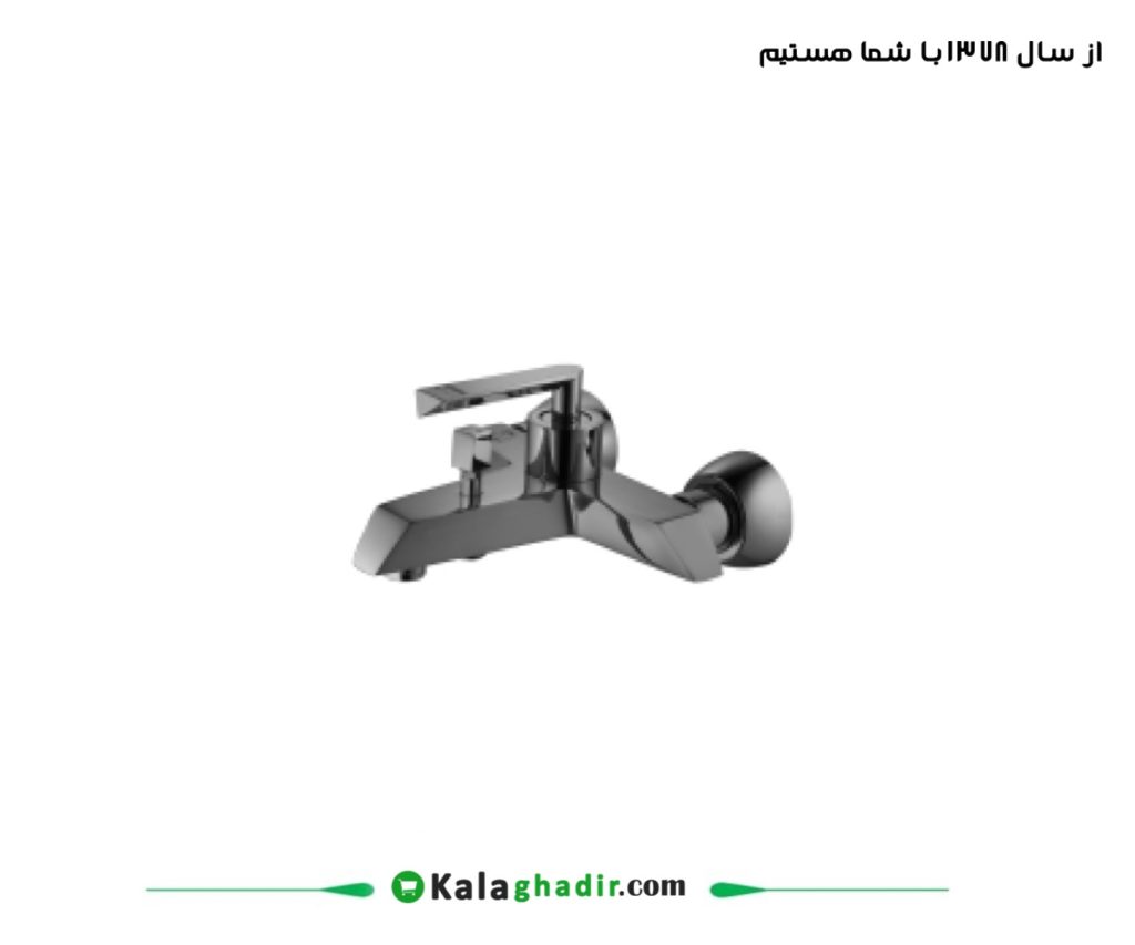 شیر حمام برک درخشان کروم مات
