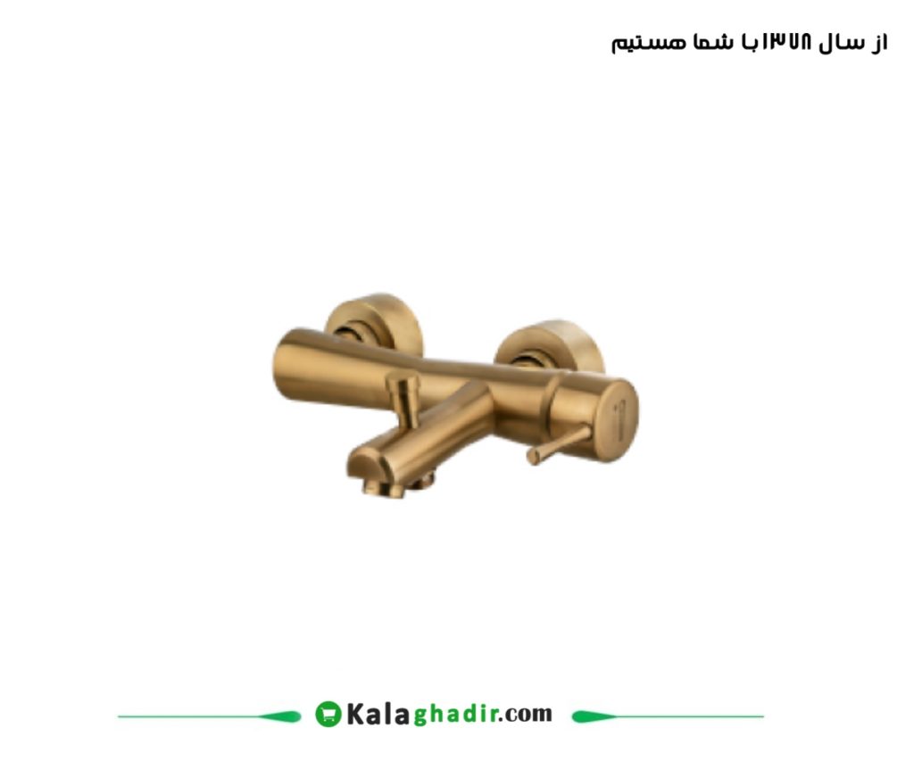 شیر حمام فلاور درخشان گلد مات