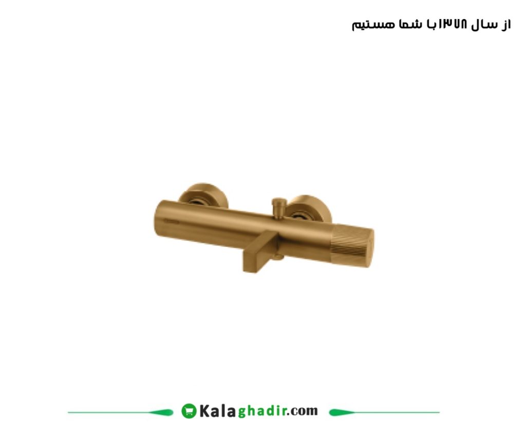 شیر حمام کوپر پلاس درخشان گلد