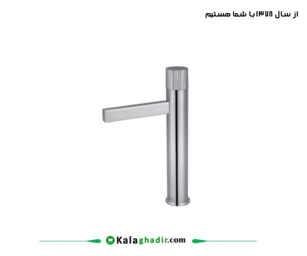 شیر روشویی بلند کوپر پلاس درخشان کروم