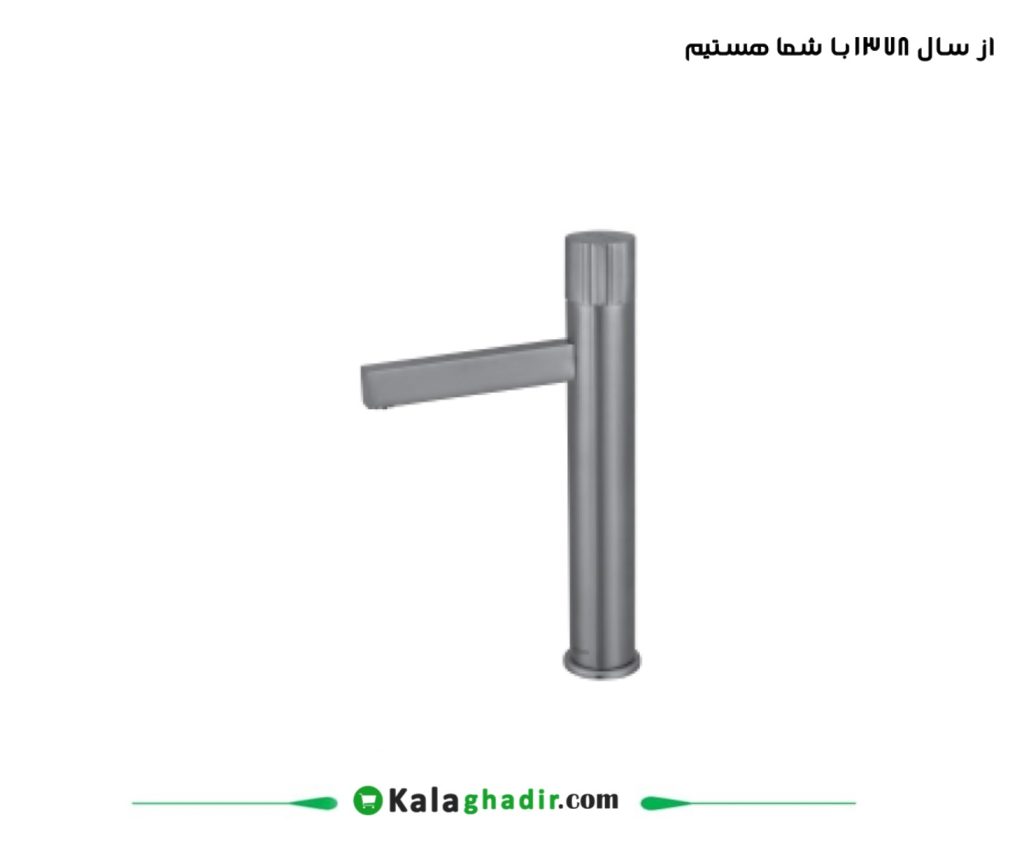 شیر روشویی بلند کوپر پلاس درخشان کروم مات