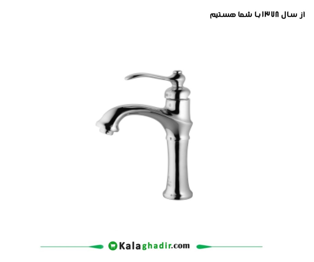 شیر روشویی لوتوس درخشان کروم